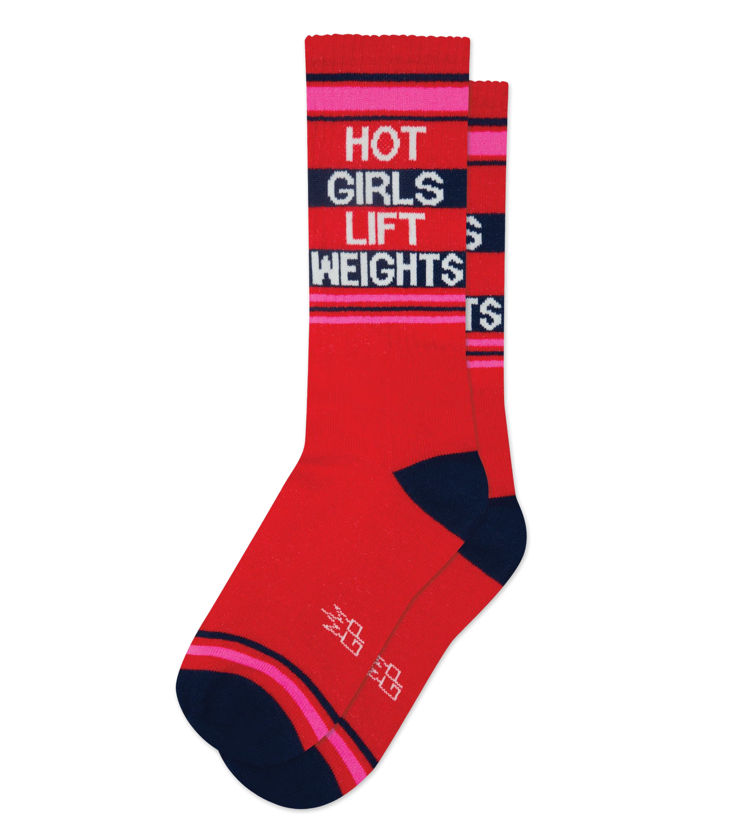 HOT GIRLS LIFT WEIGHTS Gym Crew Socks