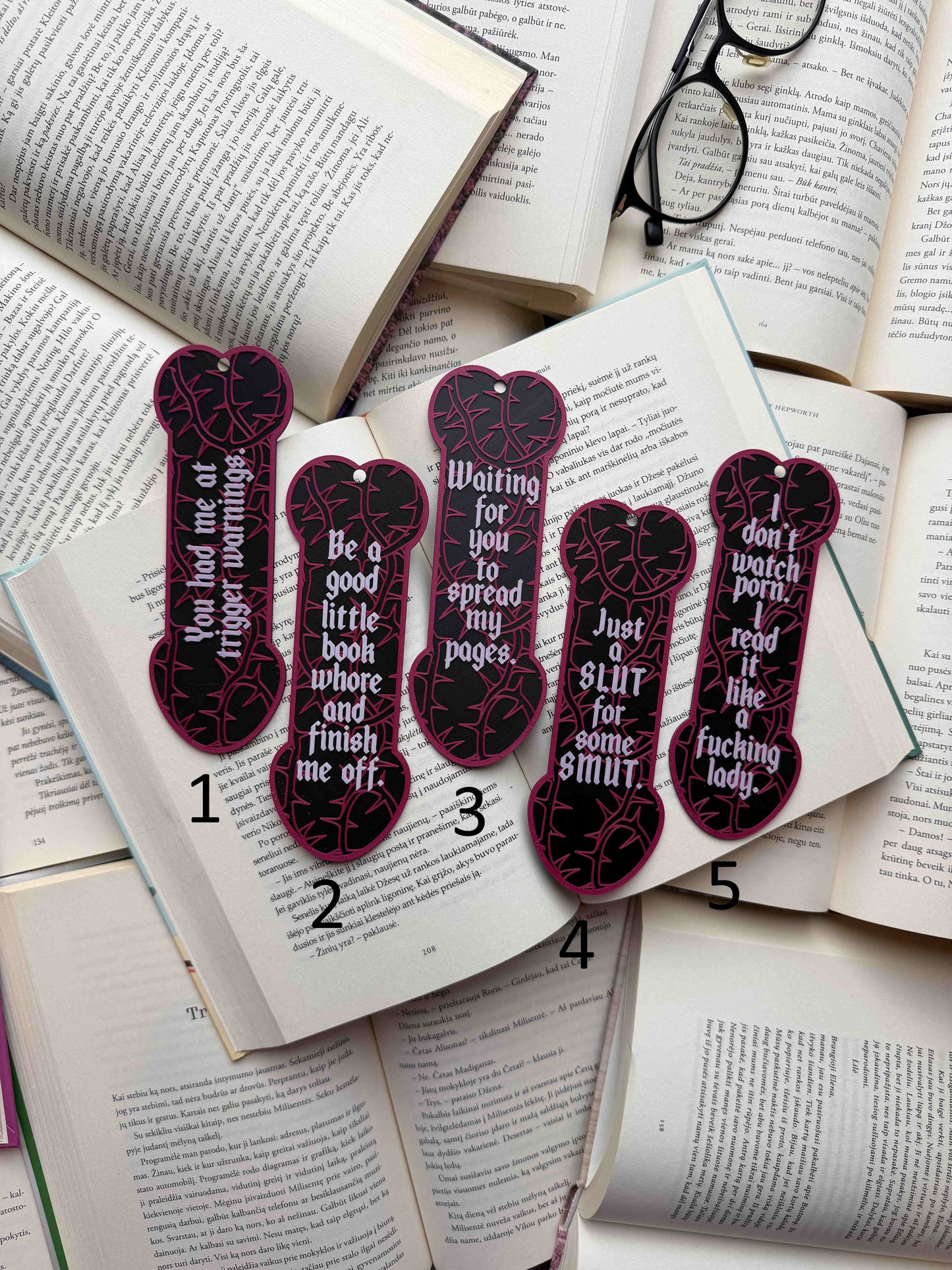 Skirtukai „Dirty Little Bookmarks“