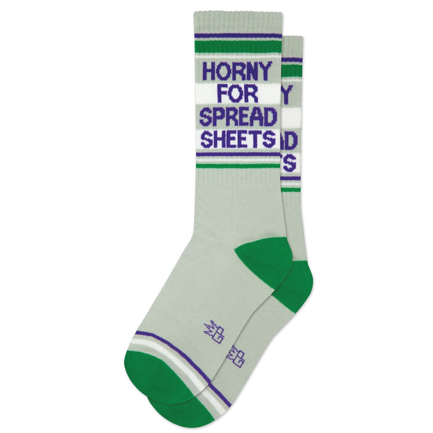 Horny For Spreadsheets Gym Crew Socks