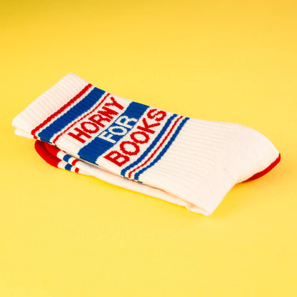 Horny For Books – ilgos sportinės kojinės