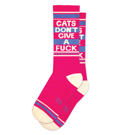Cats Don’t Give A Fuck Gym Crew Socks