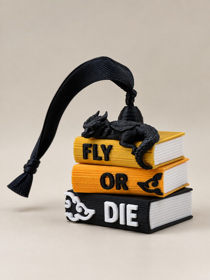 Bookish Christmas Ornament "Fly or Die"