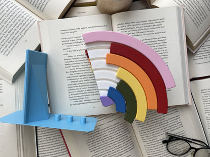 Knygų atrama „Rainbow Cloud“