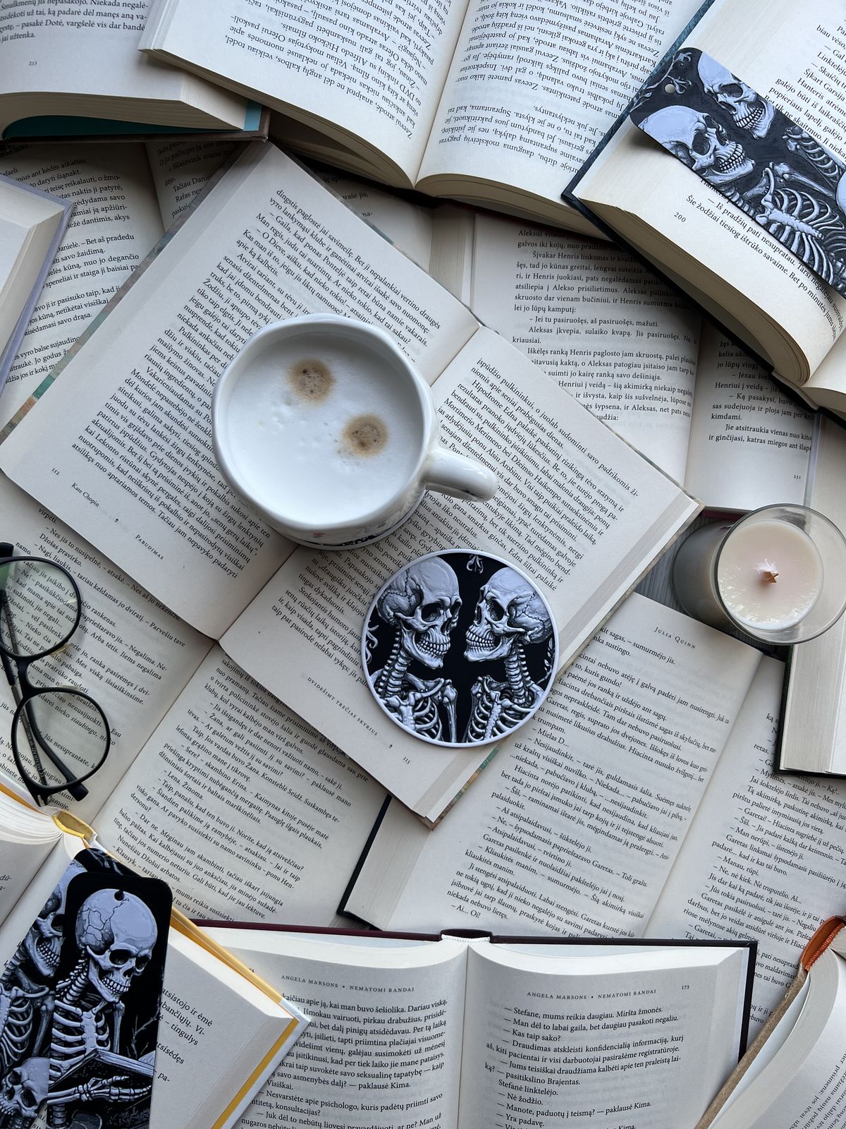Padėkliukų rinkinys „Skeleton Life“