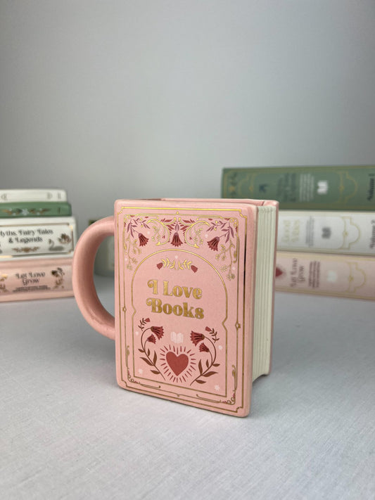Puodelis „I Love Books“ 