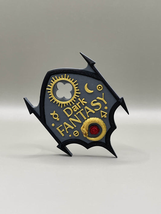 Dark Fantasy Shelf Sign – Minor Defect