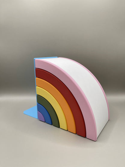 Knygų atrama „Rainbow Cloud“ – su kosmetiniu defektu