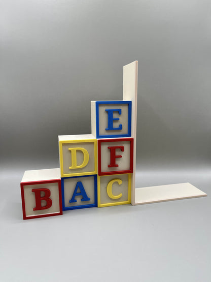 Knygų atrama „Alphabet Blocks“ – su kosmetiniu defektu