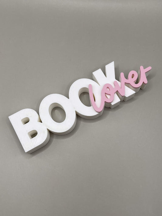 „Book Lover“ dekoracija