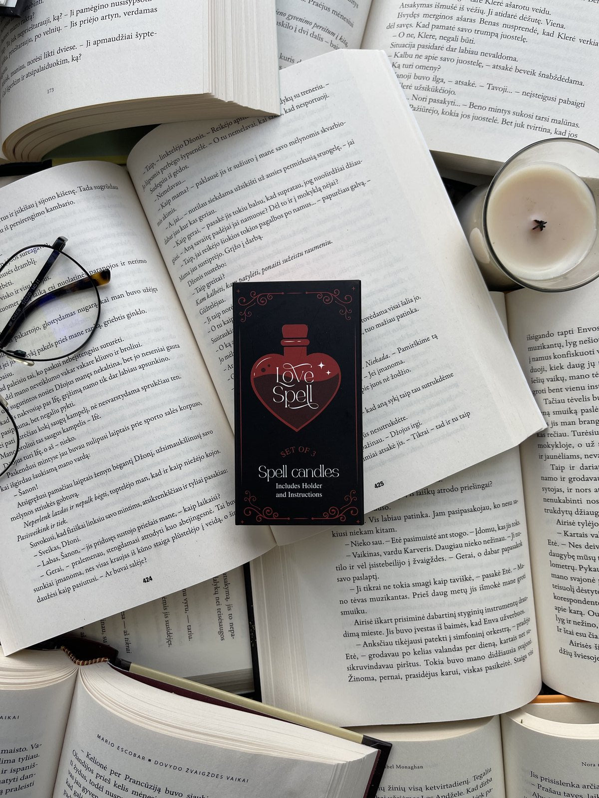 Žvakiųrinkinys„Meilėskerai“(3vnt.)