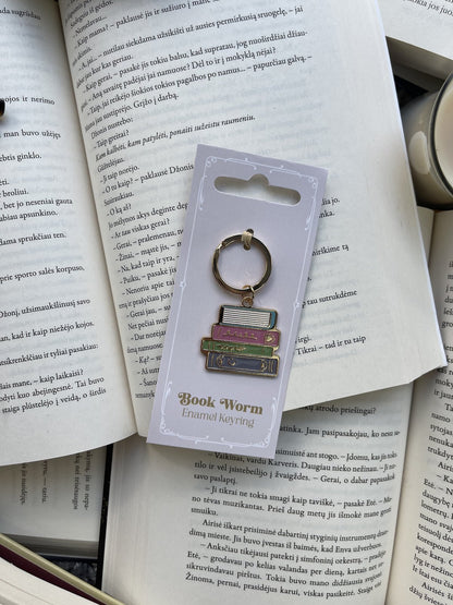 Raktų pakabukas „Book Worm“
