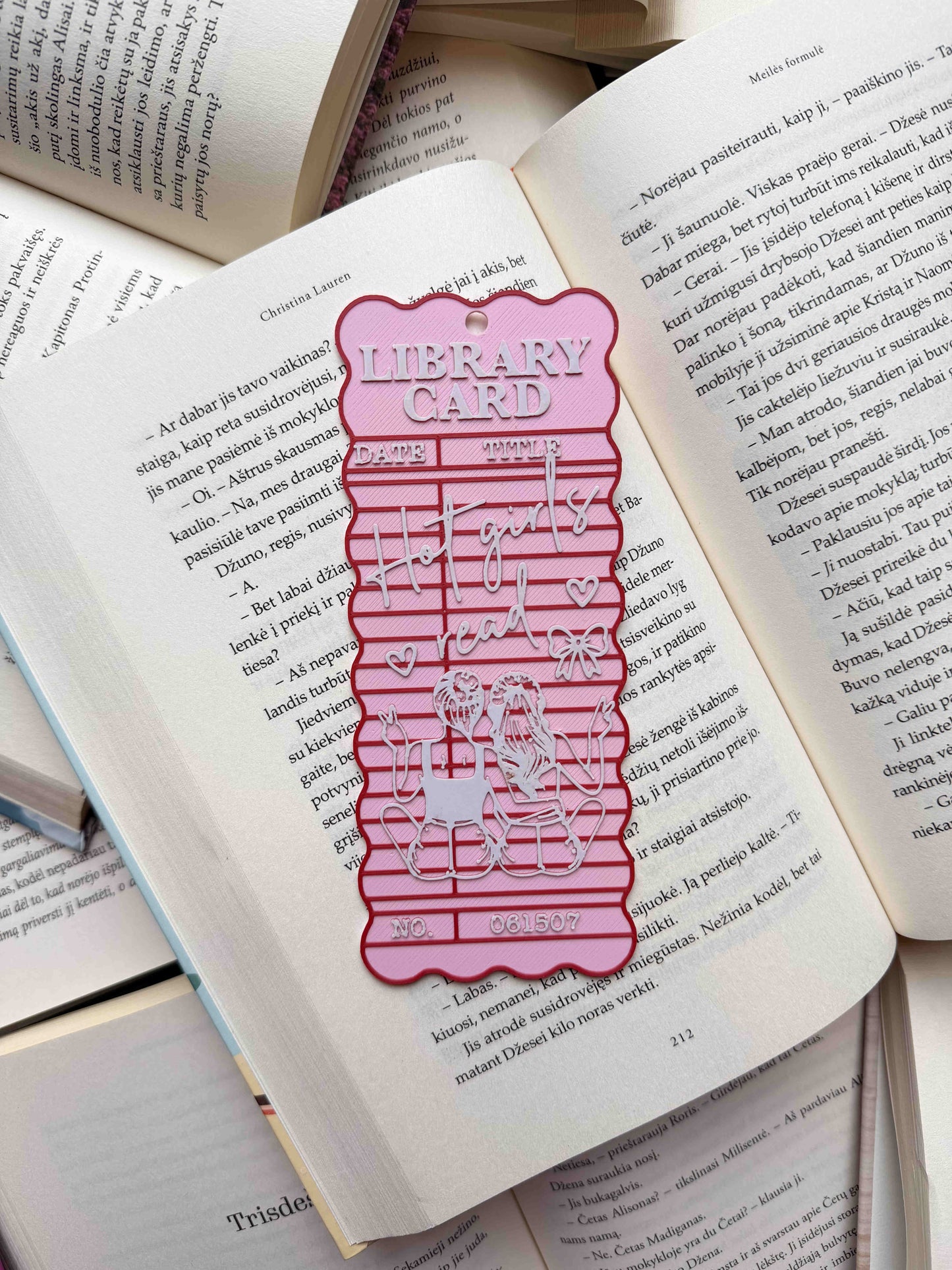 Skirtukas "Library Card"