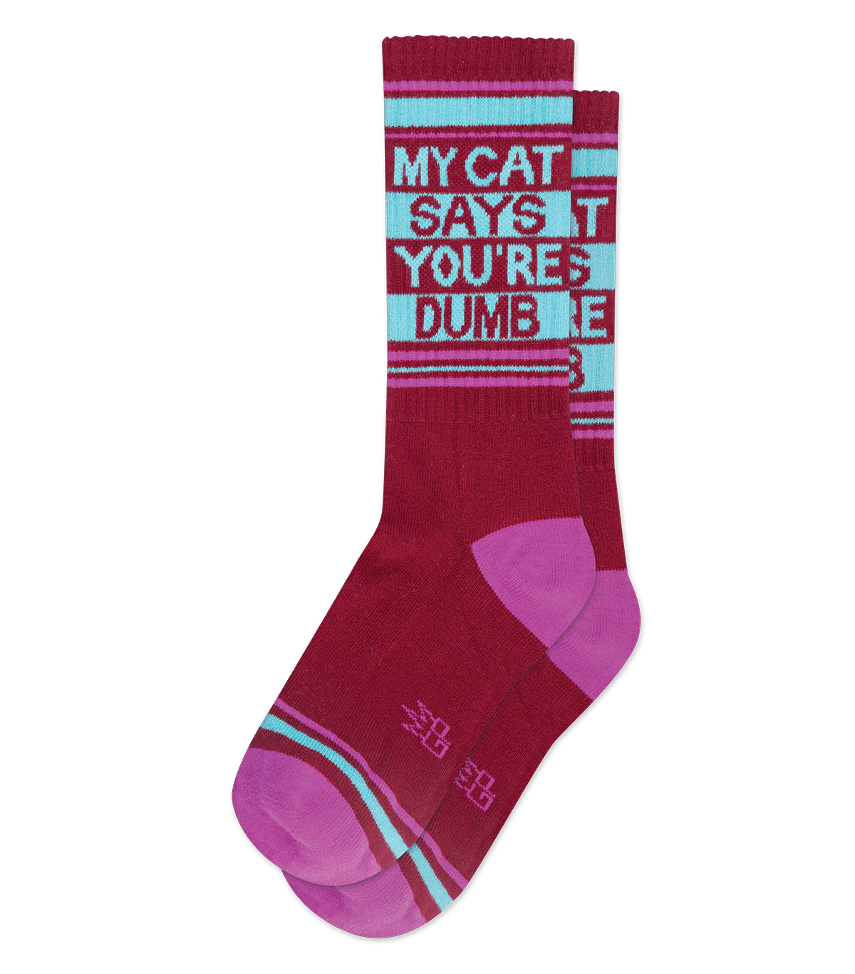 My Cat Says You’re Dumb Gym Crew Socks