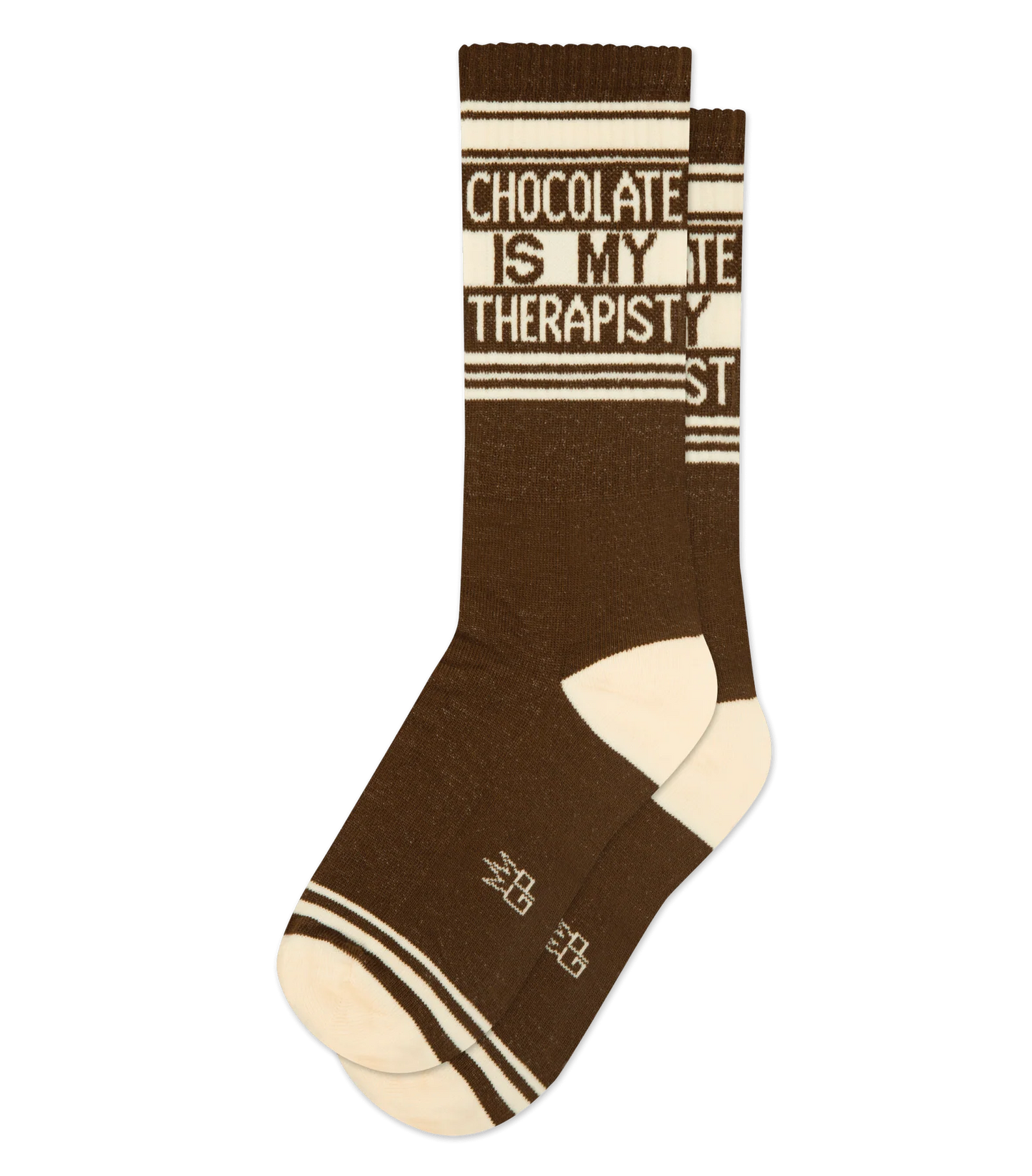 Chocolate Is My Therapist – ilgos sportinės kojinės